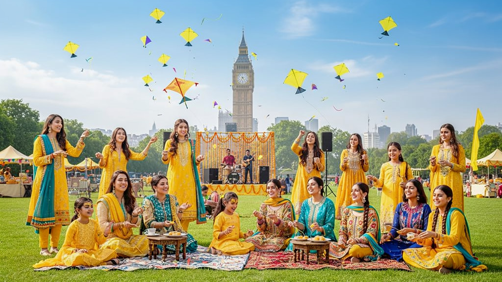 Basant festival kite flying
